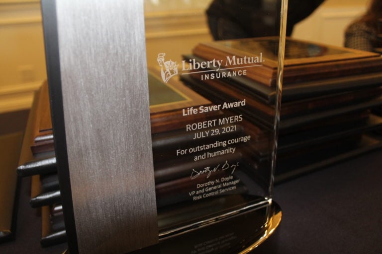 Michigan Paving Liberty Mutual Insurance Life Saver Award