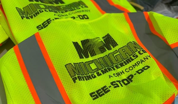 Michigan Paving safety vest